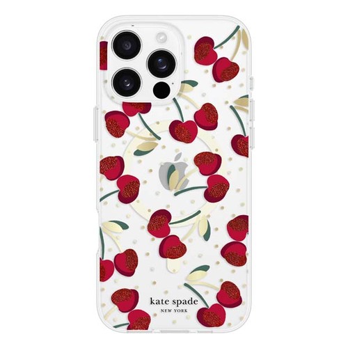 Kate Spade Cherry Dot MagSafe Case for iPhone 16 Pro Max