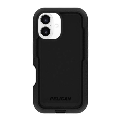 Pelican Voyager MagSafe Case with Holster for iPhone 16 - Black