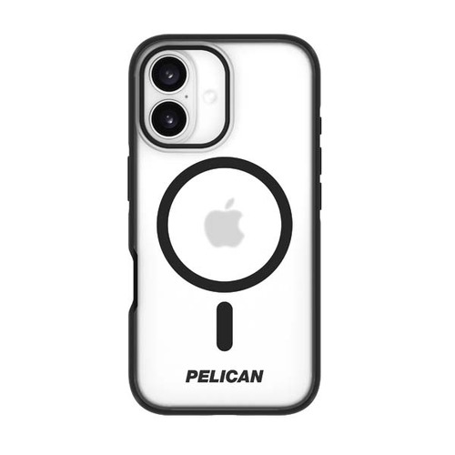 Pelican Ranger MagSafe Case for iPhone 16 - Clear/Black Frosted