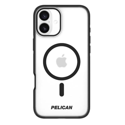 Pelican Ranger MagSafe Case for iPhone 16 Plus - Clear/Black Frosted