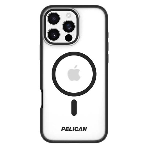 Pelican Ranger MagSafe Case for iPhone 16 Pro Max - Clear/Black Frosted